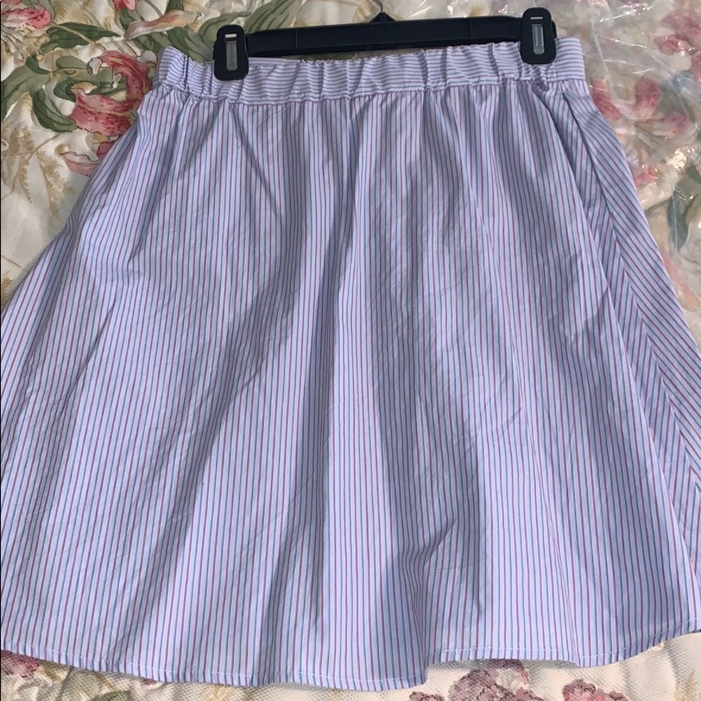J.crew stripe skirt